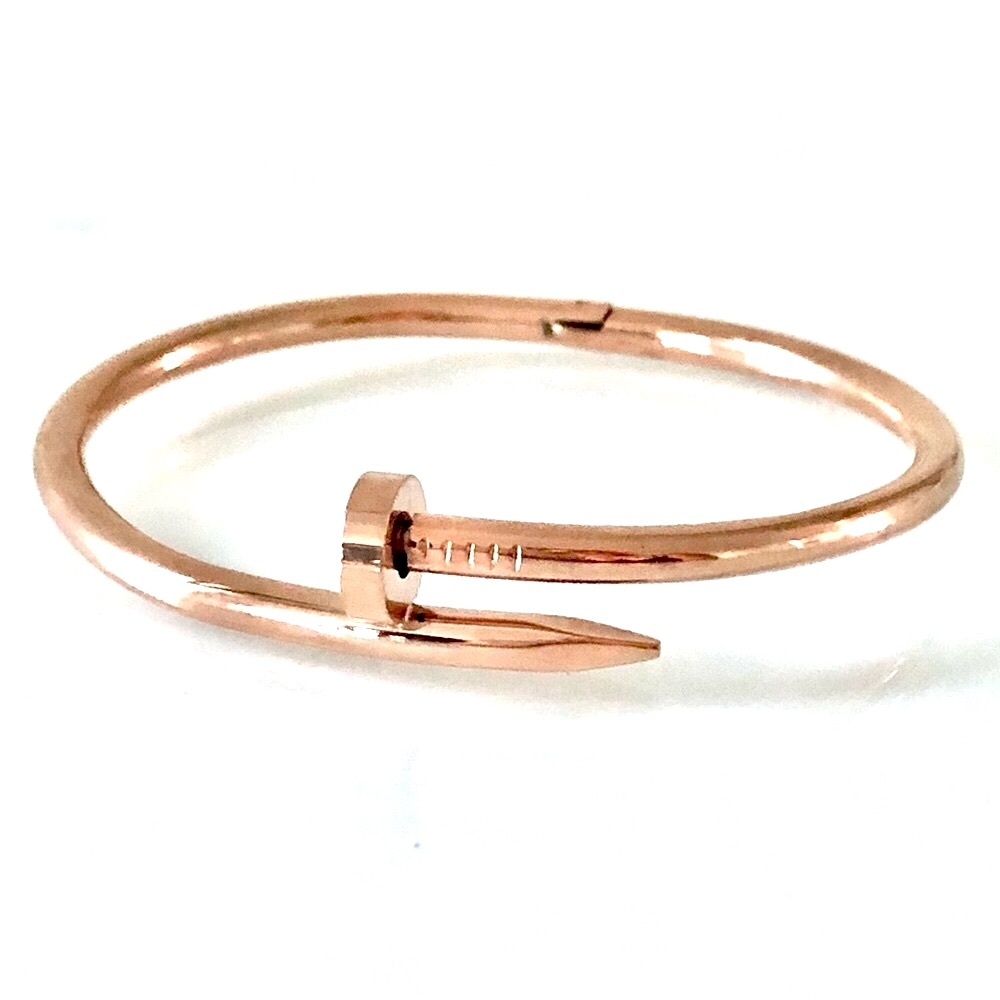 Rose Gold Nail Cuff Bracelet